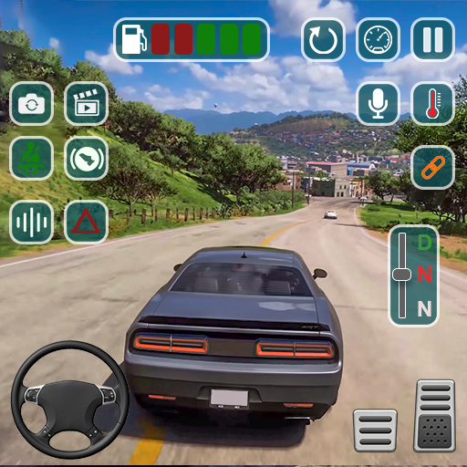 Highway Traffic Car Driving 3D logo