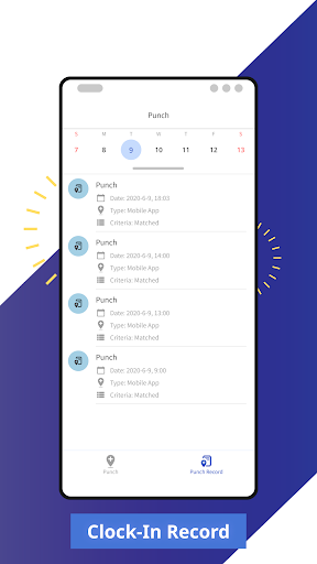 Essence HR - Clock In Screen 2