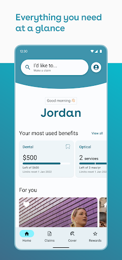 Android application GU Health screenshort
