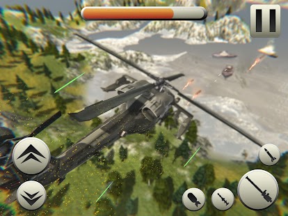 helicóptero combate helicóptero combate aéreo jueg Screenshot