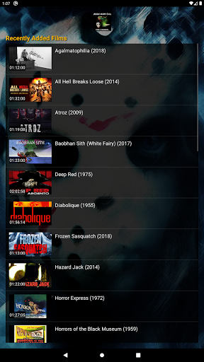 Android application Horror Sci-Fi Fantasy screenshort