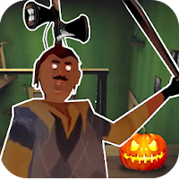 Neighbor Siren Granny Head Halloween MOD Game 2020