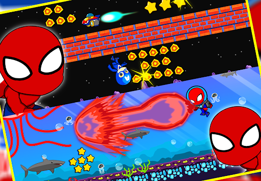 Android application Spider Hero Avenger screenshort