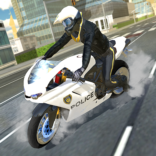 Police Motorbike City Driving  Icon