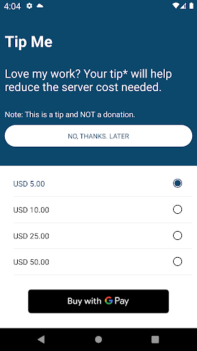 ERC Calculator Screen 3