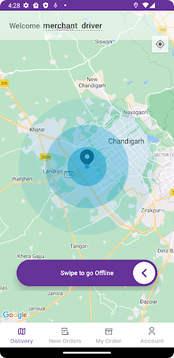 Android application Scunny Eats Delivery screenshort