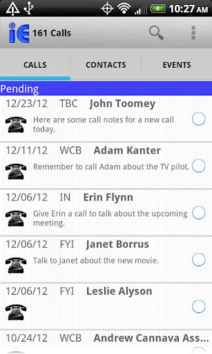 Android application iE Mobile screenshort