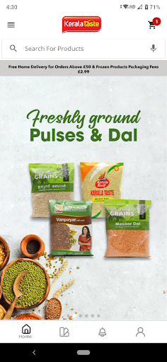 Android application Kerala Taste screenshort