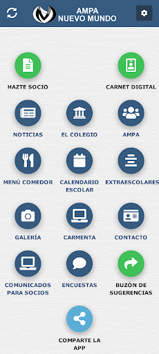 Android application AMPA Nuevo Mundo screenshort