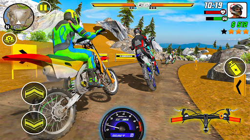 Android application Motocross Dirt Bike Race Games screenshort