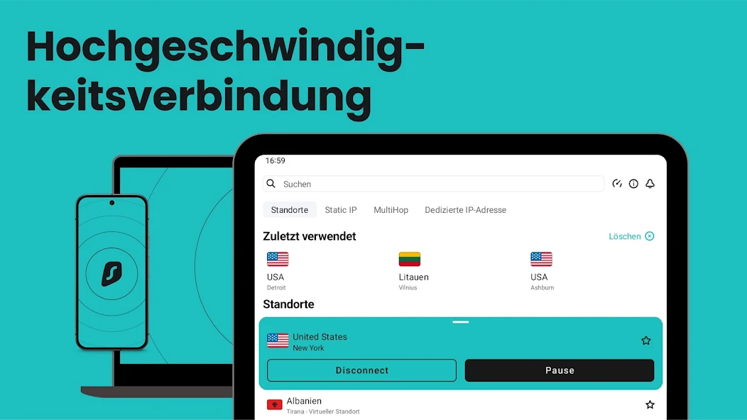 Surfshark: VPN für mehr Schutz Snapshots 12