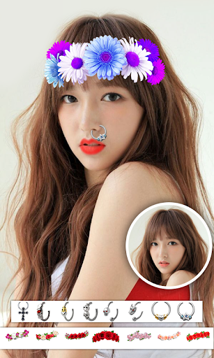 Android application Girls Photo Suit Editor screenshort