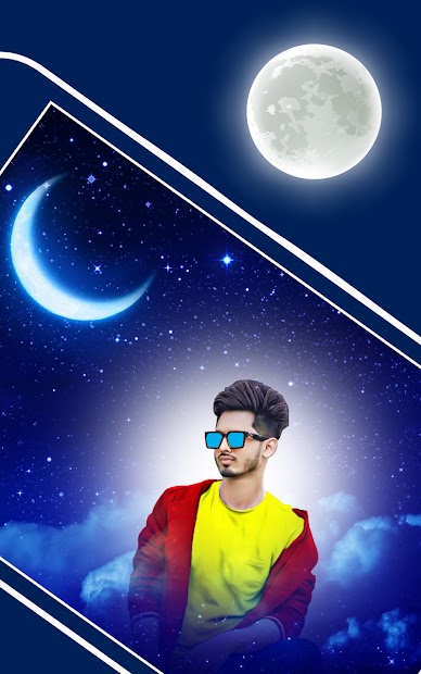 Captura de Pantalla 5 Night photo editor moon frames android