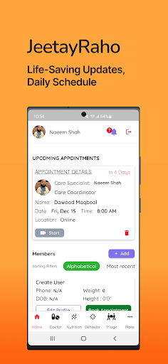 Android application Jeetay Raho - Doctors screenshort