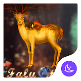 Cute deer fairy tale - APUS Launcher theme icon