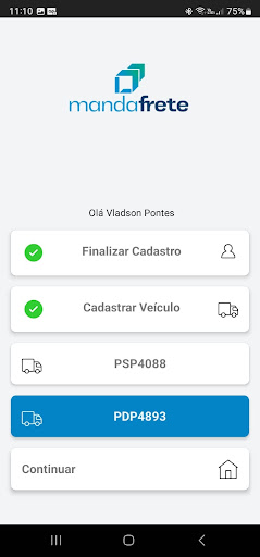 Manda Frete Screen 2