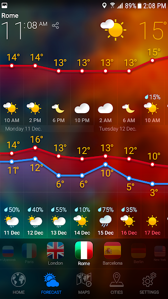 WEATHER NOW 0.3.63 APK + Mod (Free purchase / Unlocked / Premium / Pro) for Android