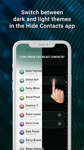 Hide Phone Number Contacts screenshot 1