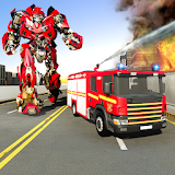 Fire Truck Games Rescue Robot icon