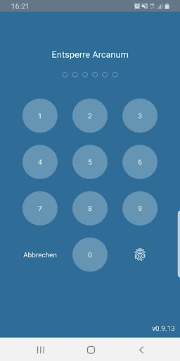Android application Arcanum screenshort