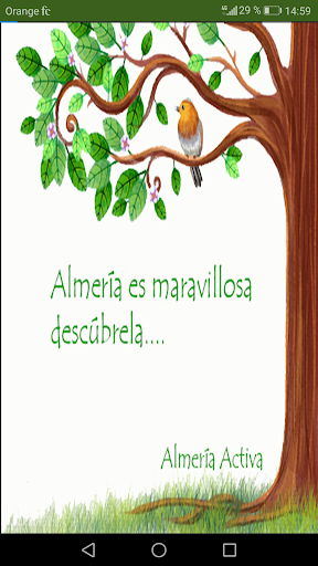 Android application Almería Activa screenshort