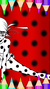 Lady Bug Coloring Book Game