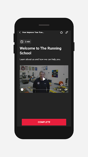 The Running School Screen 2