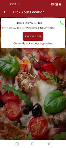 Joes Pizza Screen 3