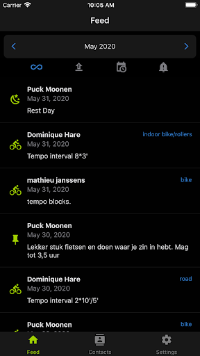 Android application iQO2 screenshort