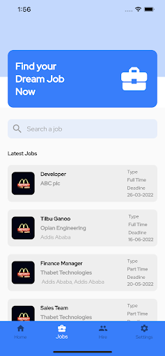 Android application CDI work screenshort