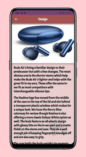 Android application Realme Buds Air 3 Guide screenshort