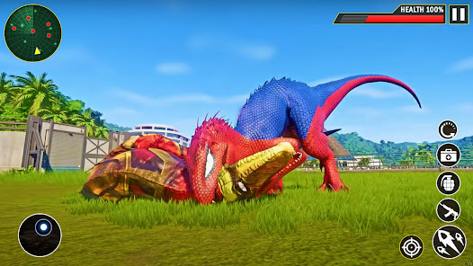 Wild Dino Hunting Zoo Games  screenshots 1