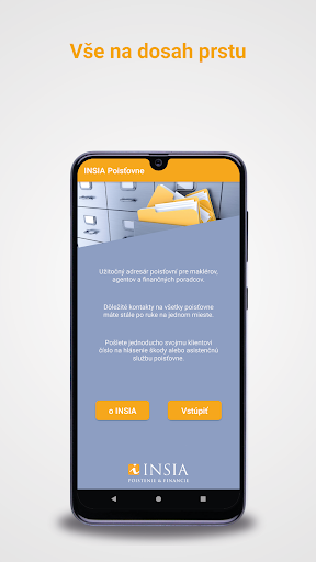 Android application Pojišťovny screenshort