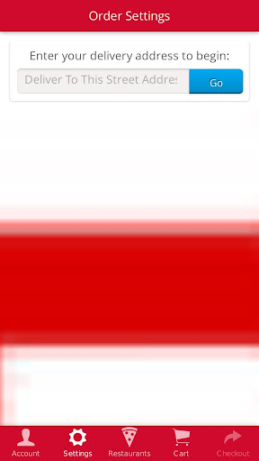 Android application Redding Entree Express screenshort