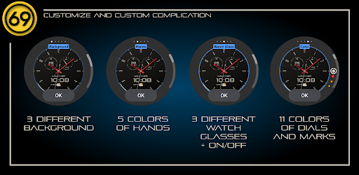 [69D] Valiant analog watchface Screen 3