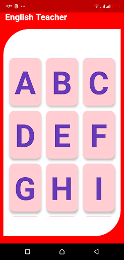 English Teacher Screen 2