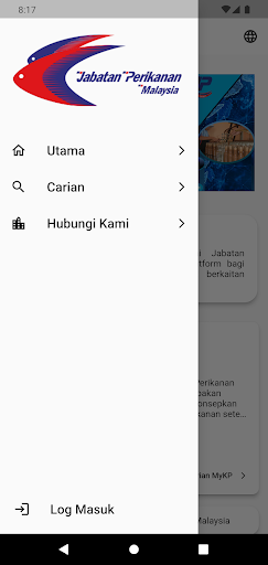 e-Agroperikanan DOF Screen 3