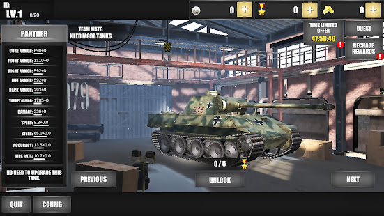 World War Tank Battle Royale 1.0 APK screenshots 12