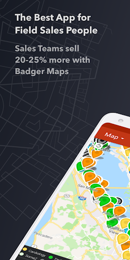 Android application Badger Maps - Sales Routing screenshort