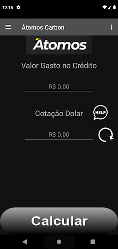 Android application Átomos Calculadora screenshort
