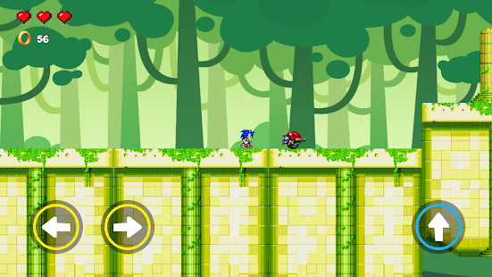 Soni New  Super Fast Blue Hedgehog Run and Fight 4.1 APK screenshots 8