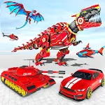 Cover Image of Download Dino Robot Car Transform Game  APK