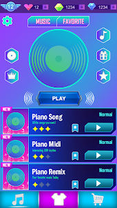 Oshi no Ko Piano Game Tiles