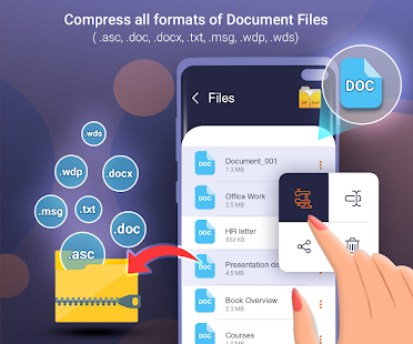 Zipify: Files Archiver rar Zip Bildschirmfoto