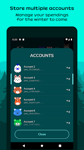 Biota - Paw Wallet Screen 2