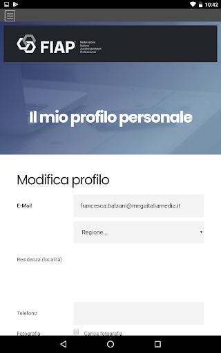 FIAP Autotrasporti Screen 3