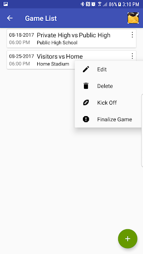 Penalty Assistant Screen 2