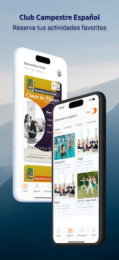 Android application Reservas CCE screenshort