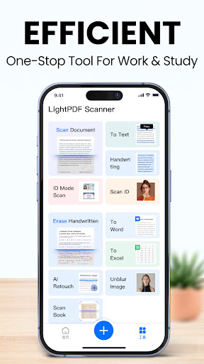 Screenshot of LightPDF Scanner: Scan & OCR