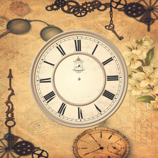 Beautiful Analog Vintage Clock logo